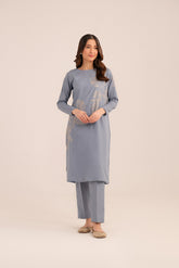 2 Piece Slub Khaddar Embroidered (CP0229)